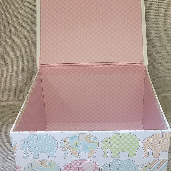 Elephant Themed Home Accent Set 2 Trinket Boxes Decor, Frame, Wood Elephants - Picture 3 of 15